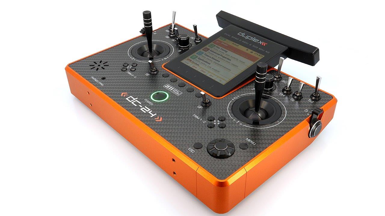 JETI Duplex DC-24 II - Carbon Line Orange anodized - 7