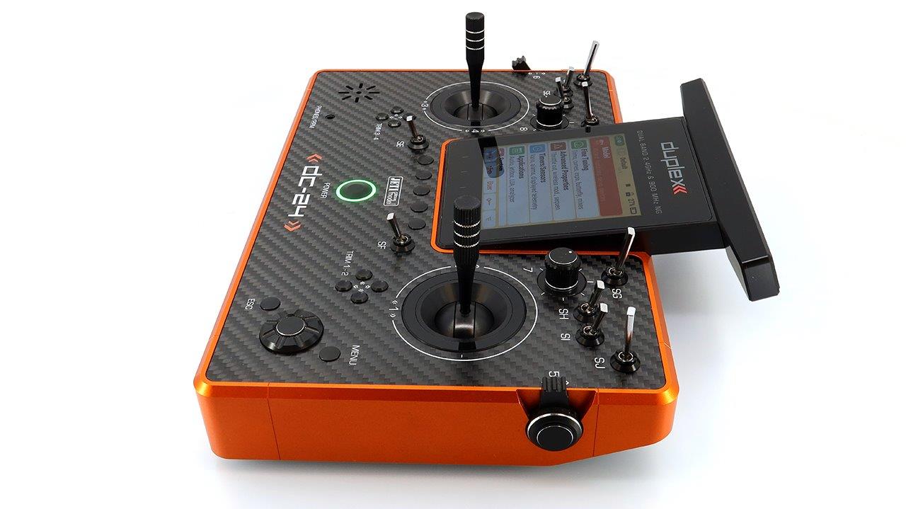 JETI Duplex DC-24 II - Carbon Line Orange anodized - 8