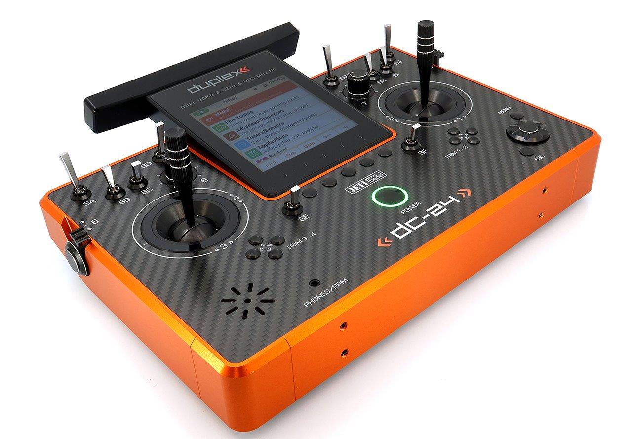 JETI Duplex DC-24 II - Carbon Line Orange anodized - 13