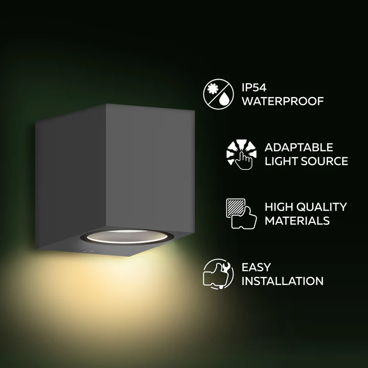 CALEX Sanremo Vägglampa Grå - 4