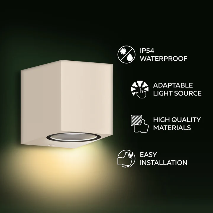 CALEX Sanremo Vägglampa Sand - 4