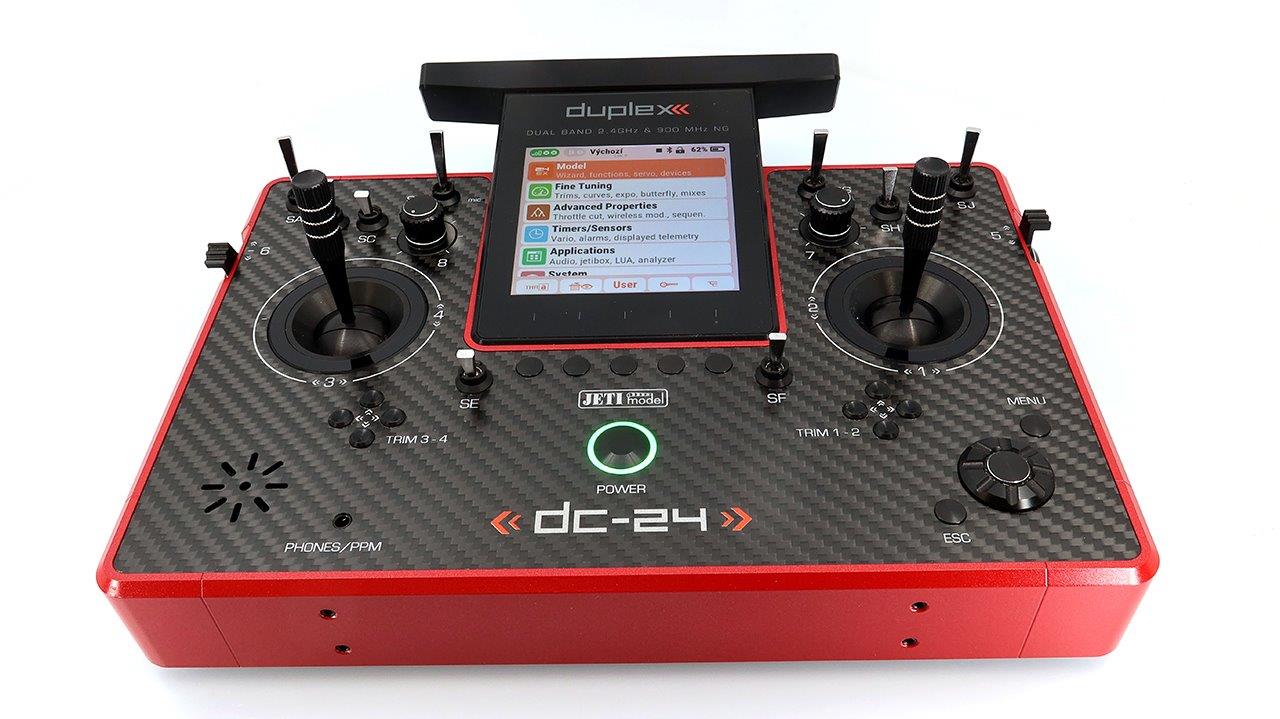 JETI Duplex DC-24 II - Carbon Line Ruby lacquer - 14
