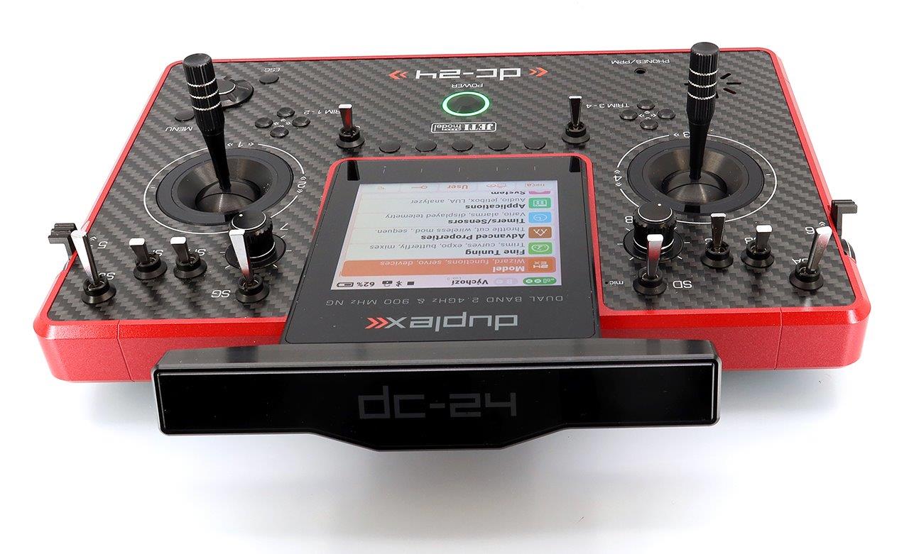 JETI Duplex DC-24 II - Carbon Line Ruby lacquer - 10