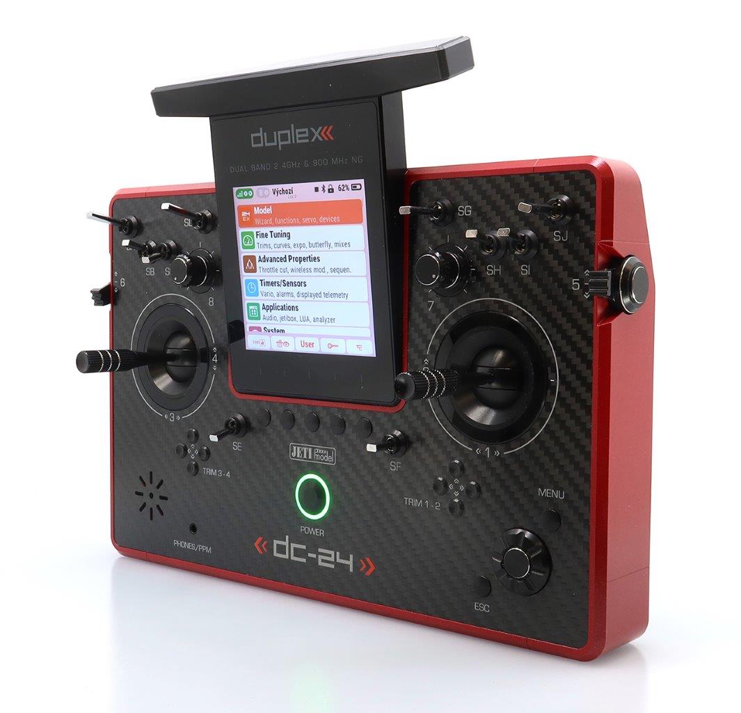 JETI Duplex DC-24 II - Carbon Line Ruby lacquer