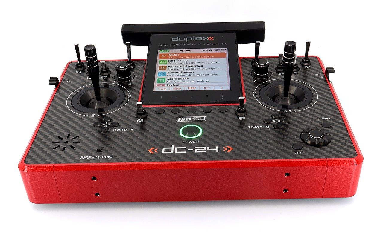 JETI Duplex DC-24 II - Carbon Line Ruby lacquer - 6