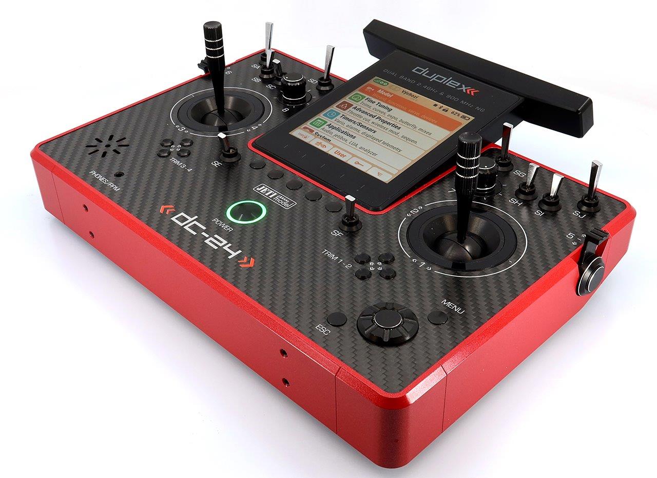 JETI Duplex DC-24 II - Carbon Line Ruby lacquer - 7