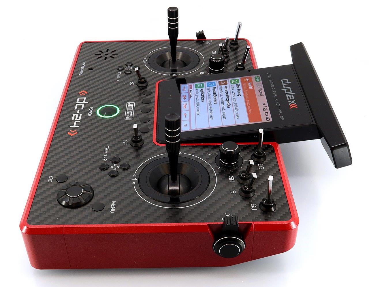 JETI Duplex DC-24 II - Carbon Line Ruby lacquer - 8
