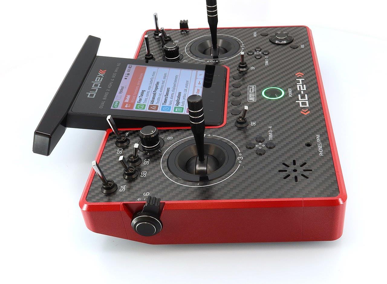 JETI Duplex DC-24 II - Carbon Line Ruby lacquer - 12