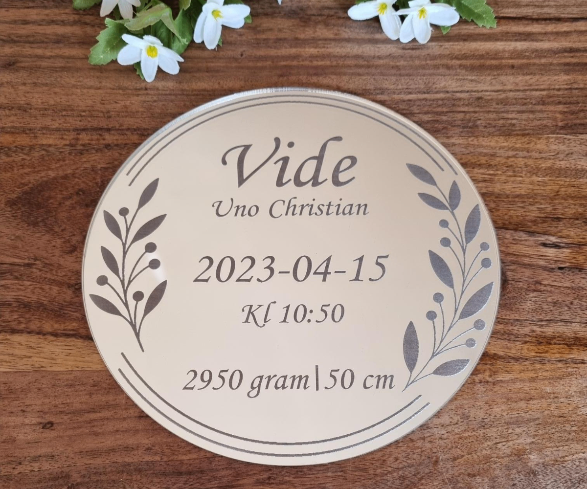 Födelsetavla kvistar