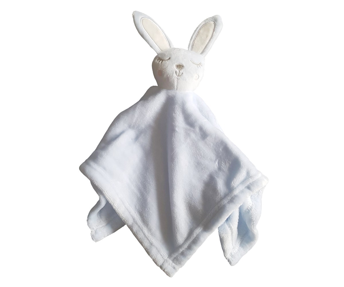 Pläd och blankeyset, blå kanin - 2