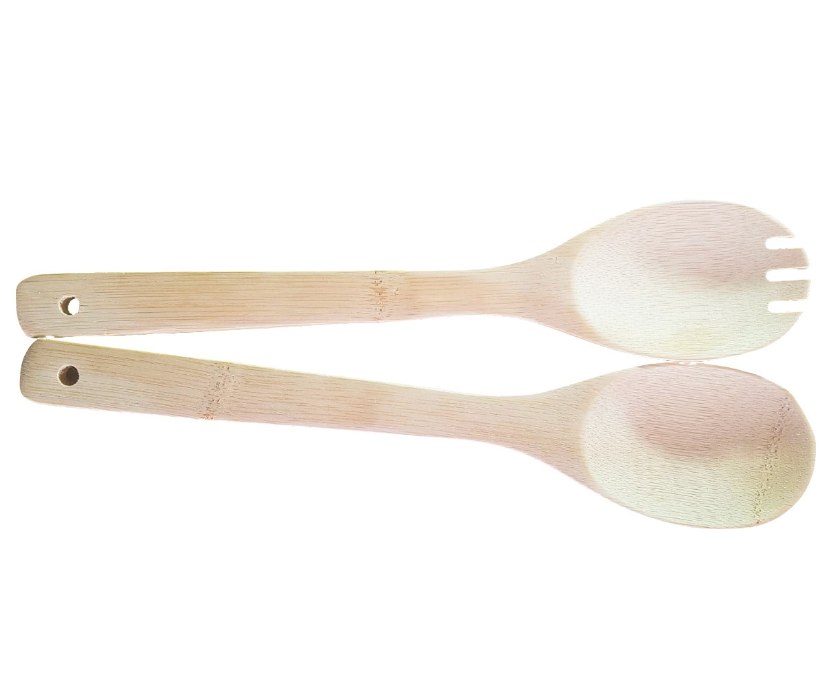 Salladsbestick bambu