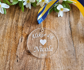 Medalj - Älskar dig