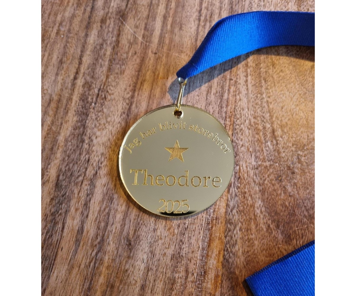 Medalj - Jag har blivit store-bror/syster - 2