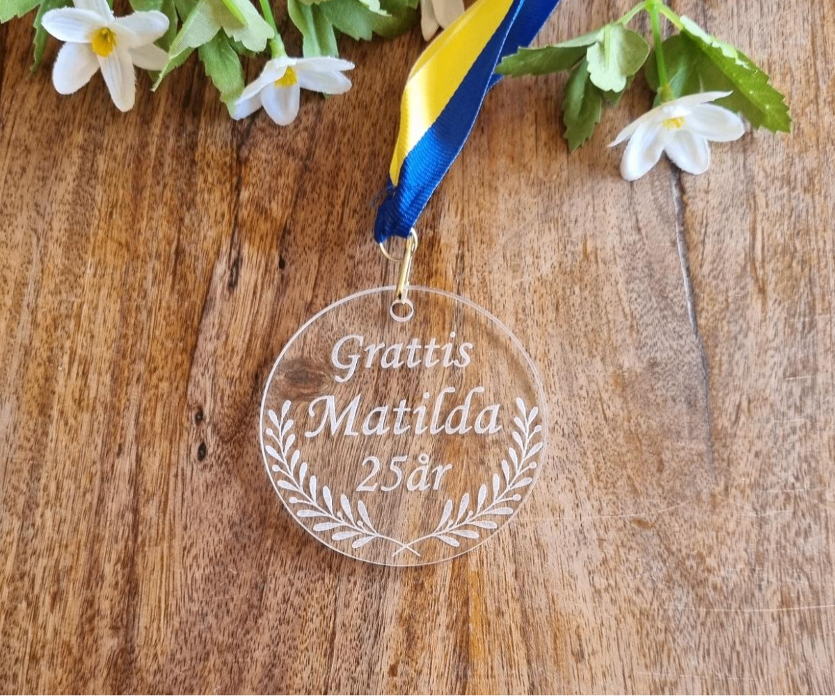 Medalj - Grattis