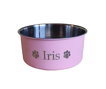 Matskål liten rosa