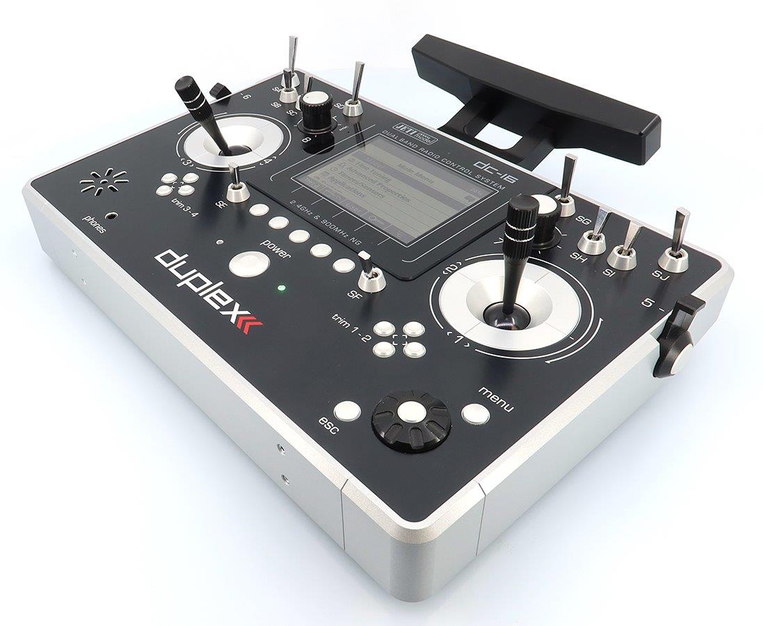 JETI Transmitter Duplex DC-16 II. - Silver Lacquered - 8