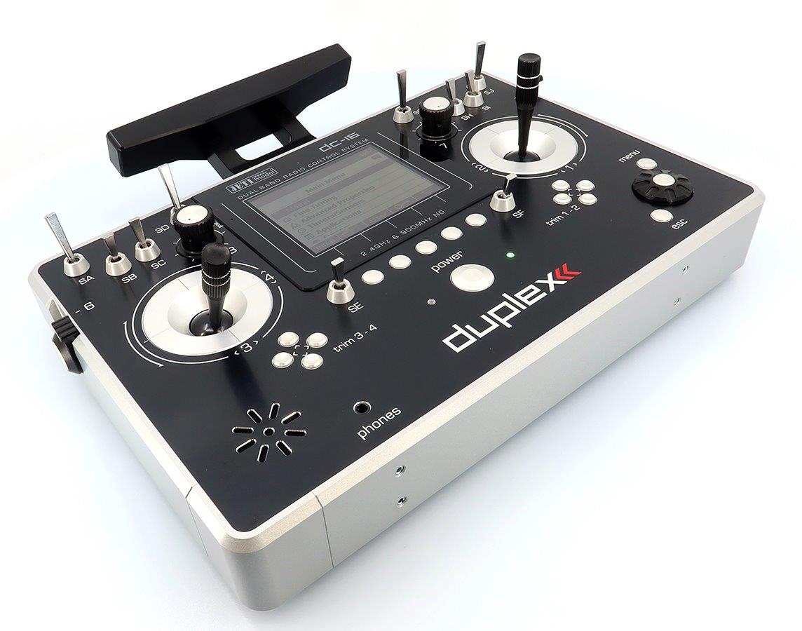 JETI Transmitter Duplex DC-16 II. - Silver Lacquered - 7