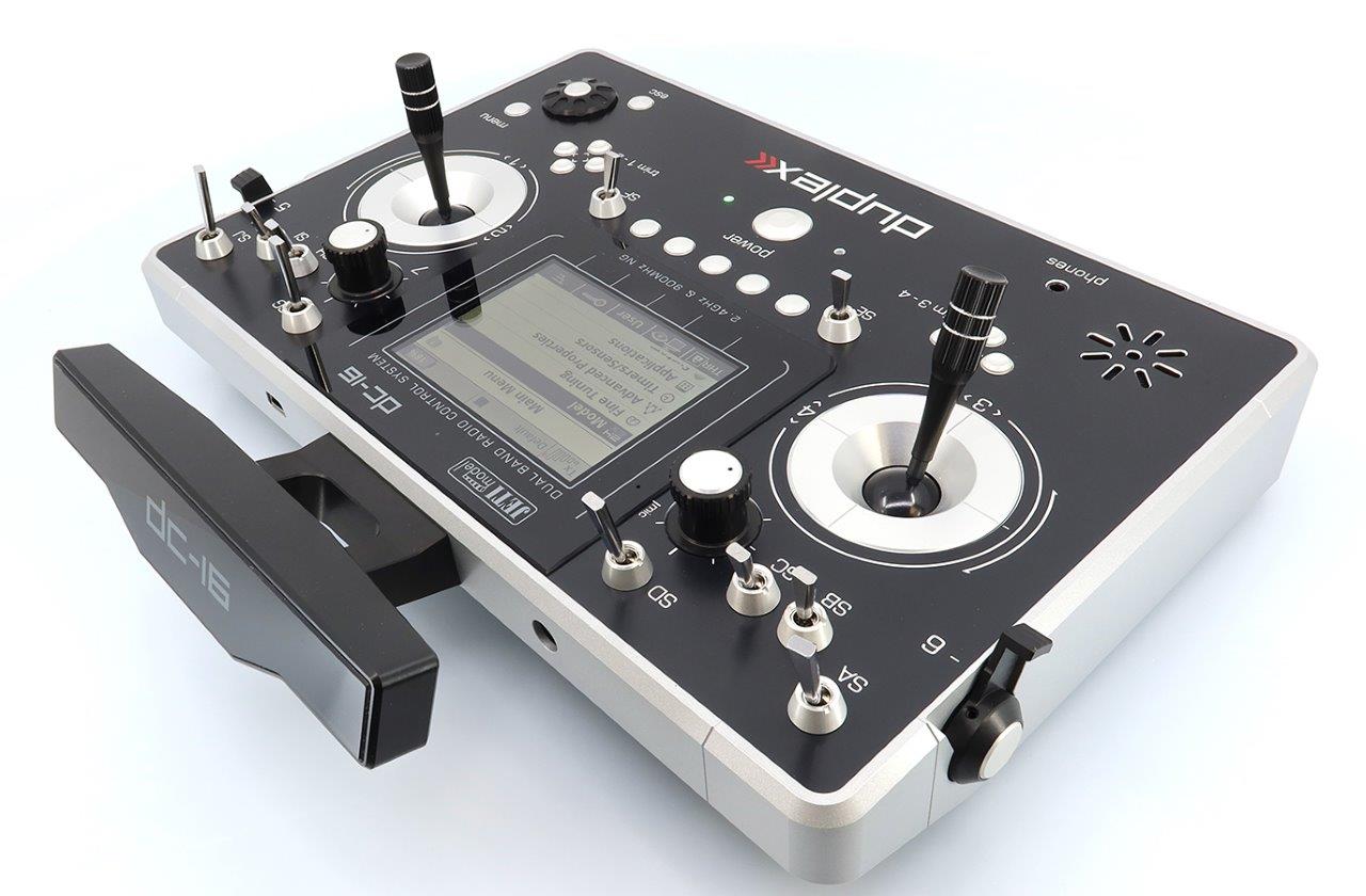 JETI Transmitter Duplex DC-16 II. - Silver Lacquered - 10