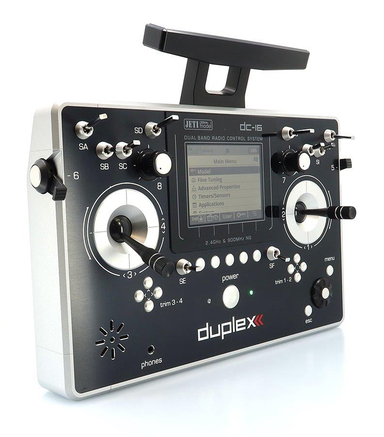JETI Transmitter Duplex DC-16 II. - Silver Lacquered - 5