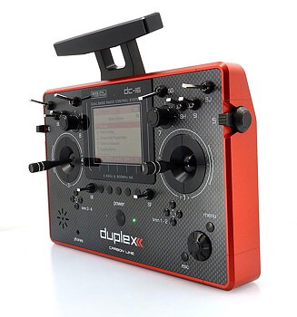 JETI Transmitter Duplex DC-16 II.- Carbon Line RED Lacquered