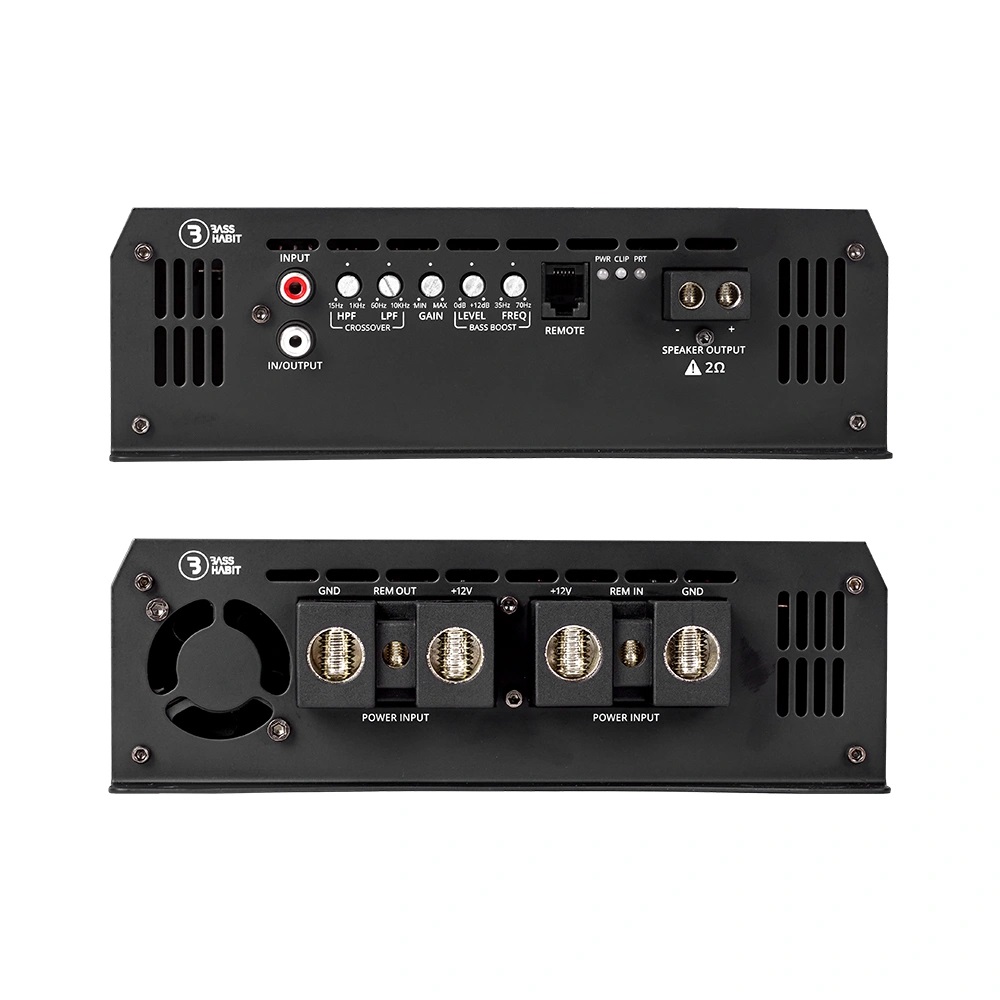 Bass Habit SPL ELITE 8000.1D2, extremt strömstarkt monoblock - 4
