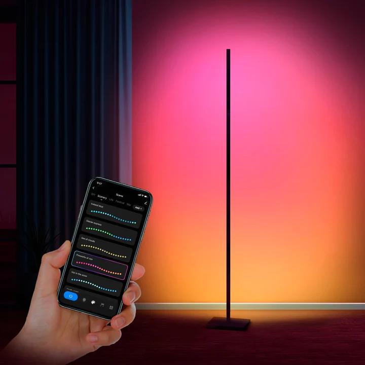 CALEX Smart Vikbar Golvlampa RGB  - 4