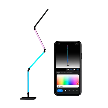 CALEX Smart Vikbar Golvlampa RGB 