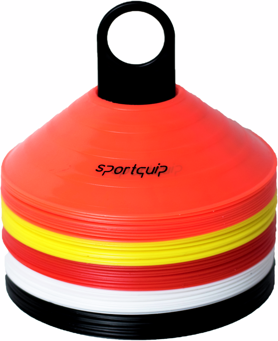 Sportquip Marker Cones Soft Mixed 50-Pack