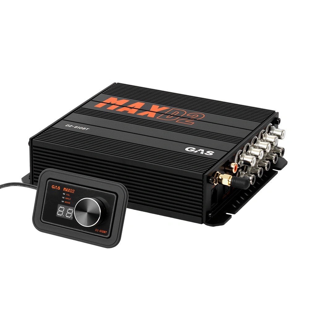 GAS MAX D2-610BT, 10-kanalig DSP med Bluetooth