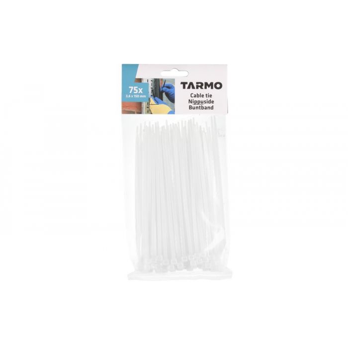 Buntband, vita 3,6 x 150 mm 75 st.