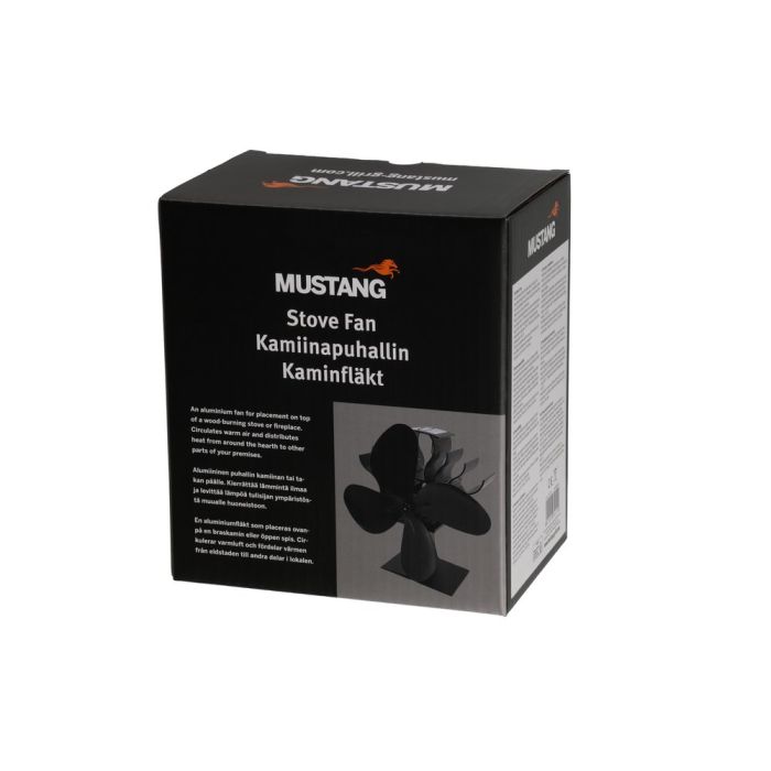 KAMINFLÄKT MED 4 BLAD - 2
