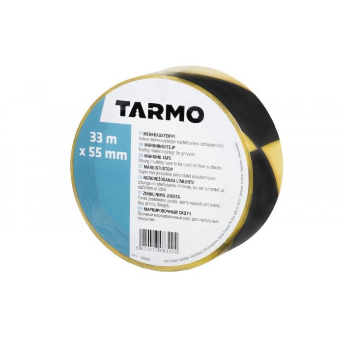 VARNINGSTEJP GUL/SVART 50 MM X 33 M - 2