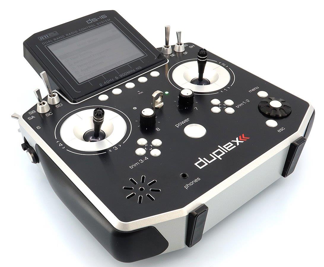 JETI Transmitter Duplex DS-16 II. - Silver Lacquered - 12