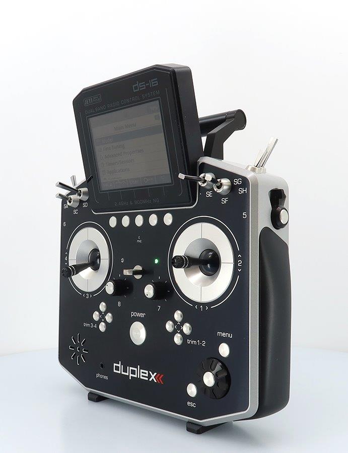 JETI Transmitter Duplex DS-16 II. - Silver Lacquered