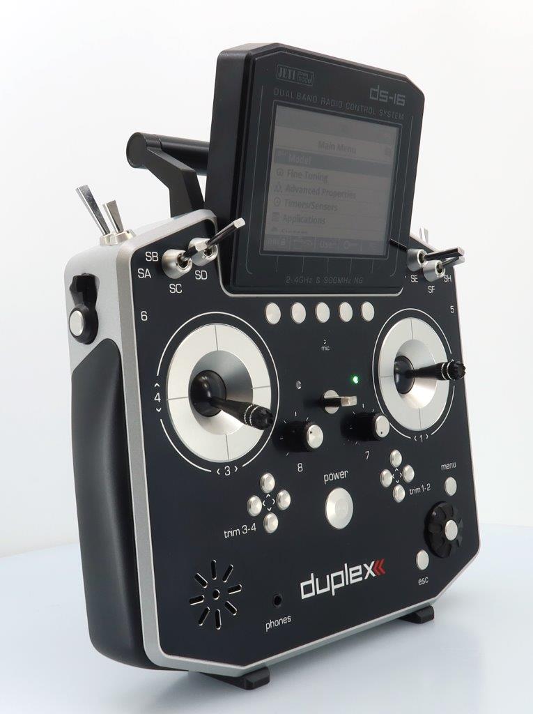 JETI Transmitter Duplex DS-16 II. - Silver Lacquered - 13