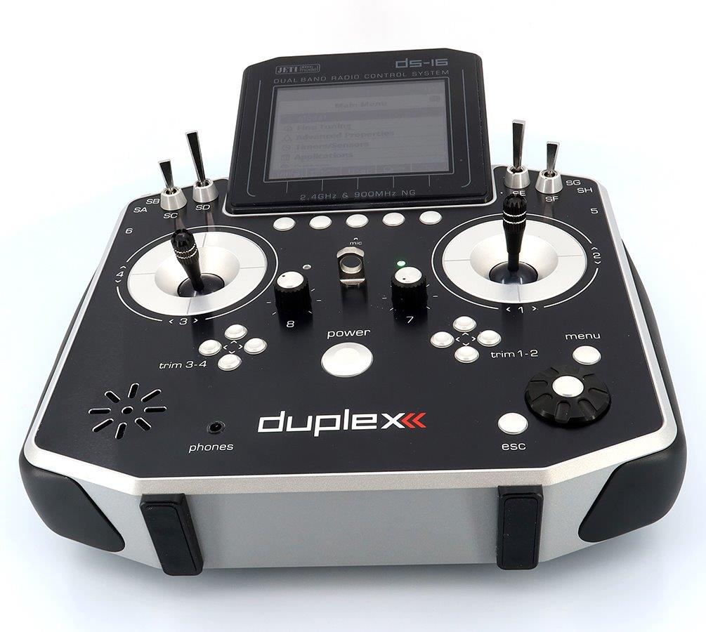 JETI Transmitter Duplex DS-16 II. - Silver Lacquered - 8