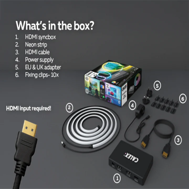 CALEX Smart TV Strip HDMI Sync Box - 9