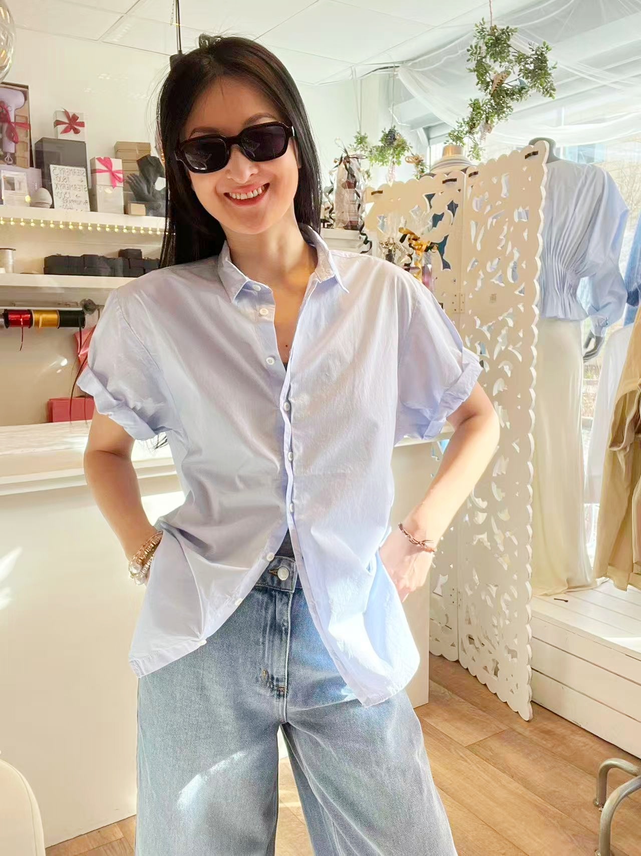 PENN&INK Blouse Stripe - 2