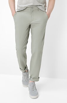 Byxa med Flexibel midjeband  Kaki  by Brax,  