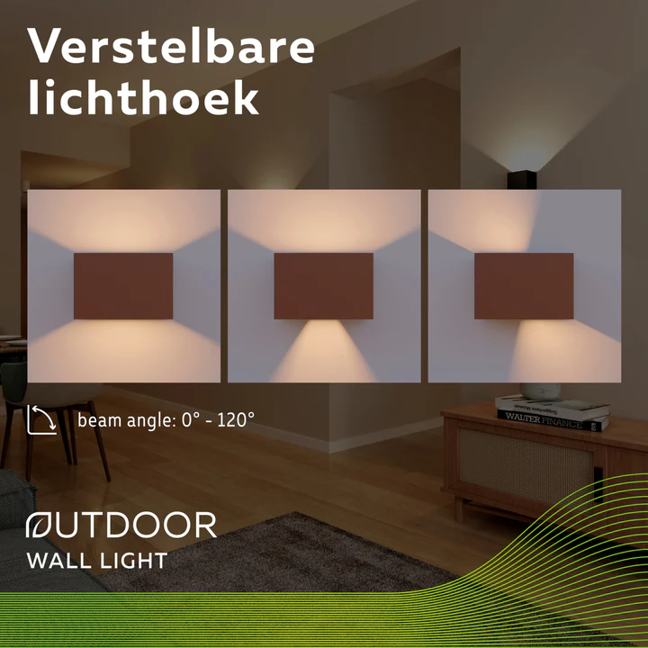 CALEX Venice Vägglampa Rost - 6