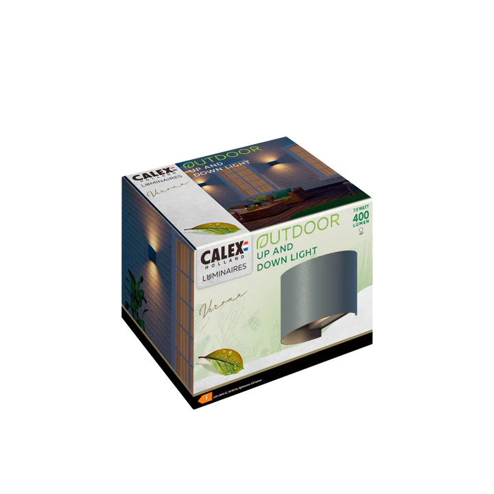 CALEX Verona Vägglampa Grå - 6