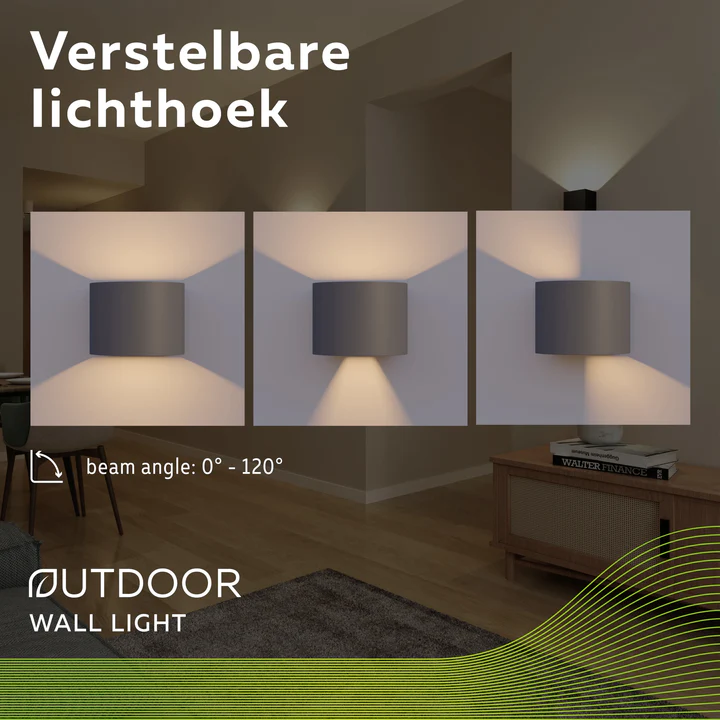 CALEX Verona Vägglampa Grå - 5