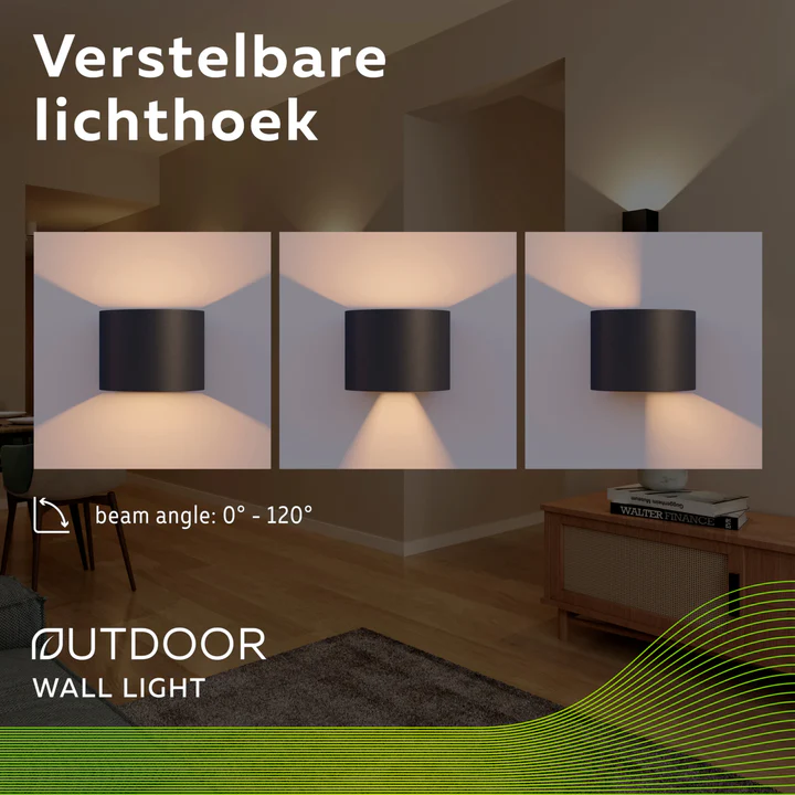 CALEX Verona Vägglampa Svart - 6