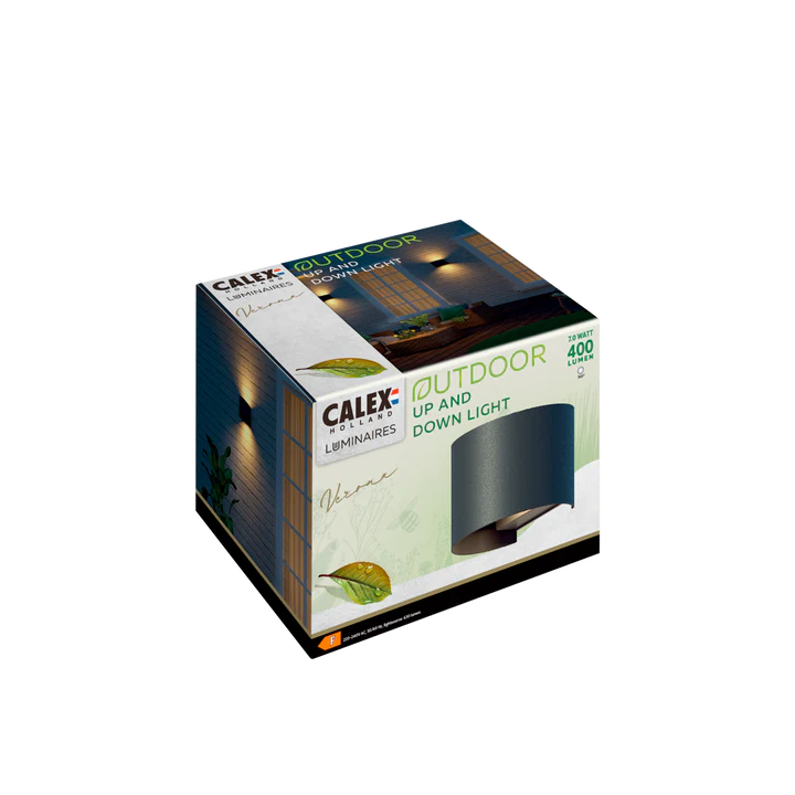 CALEX Verona Vägglampa Svart - 7