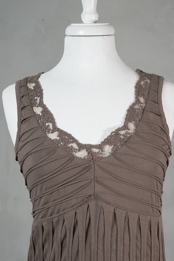 Cream - Perla Top Khaki Grey - 2