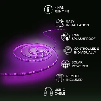 CALEX Vista Edge Solcell ledlist 3M