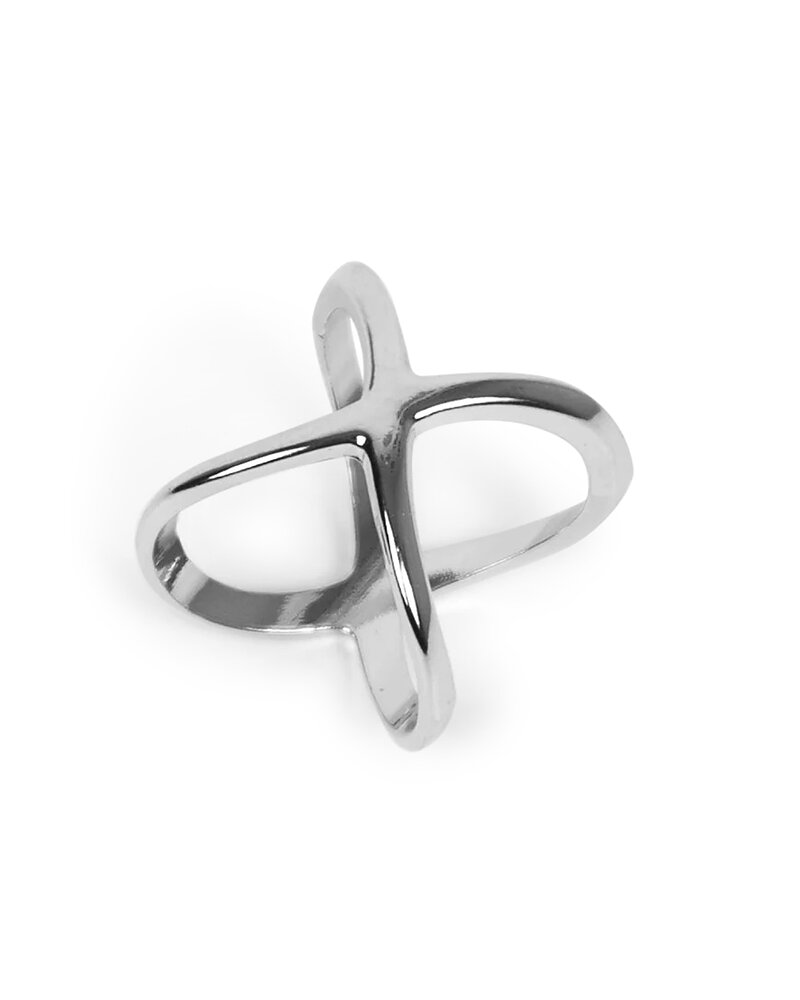 Sjalring X silver