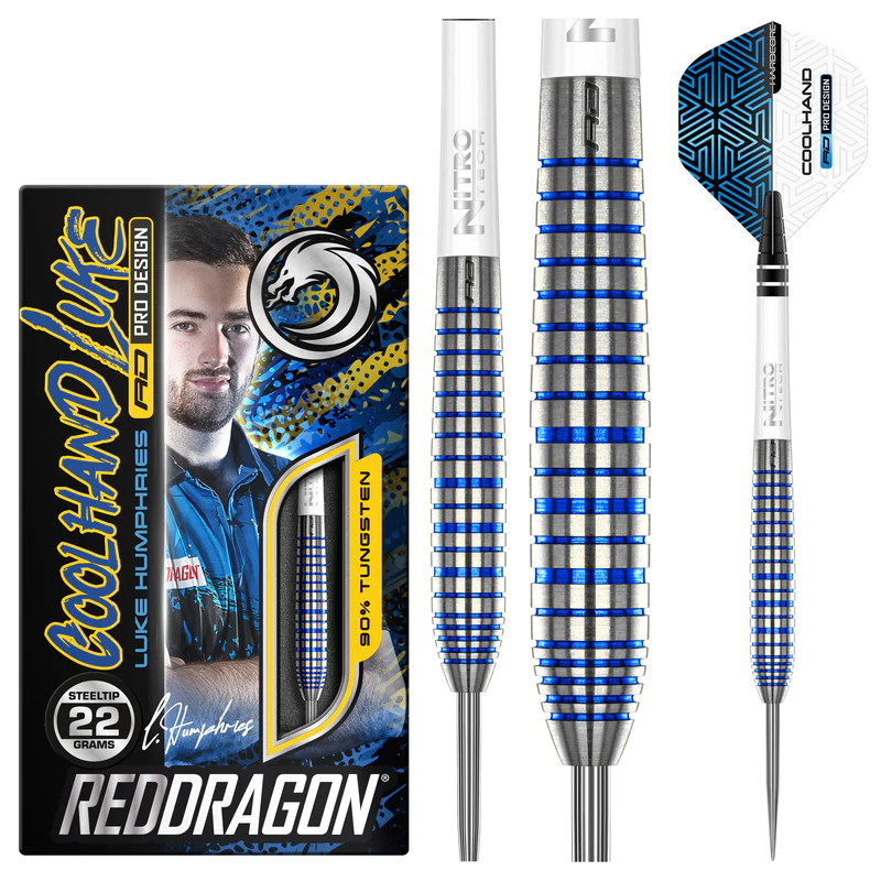 Red Dragon Luke Humphries TX3 Cool Blue S.E. 22g