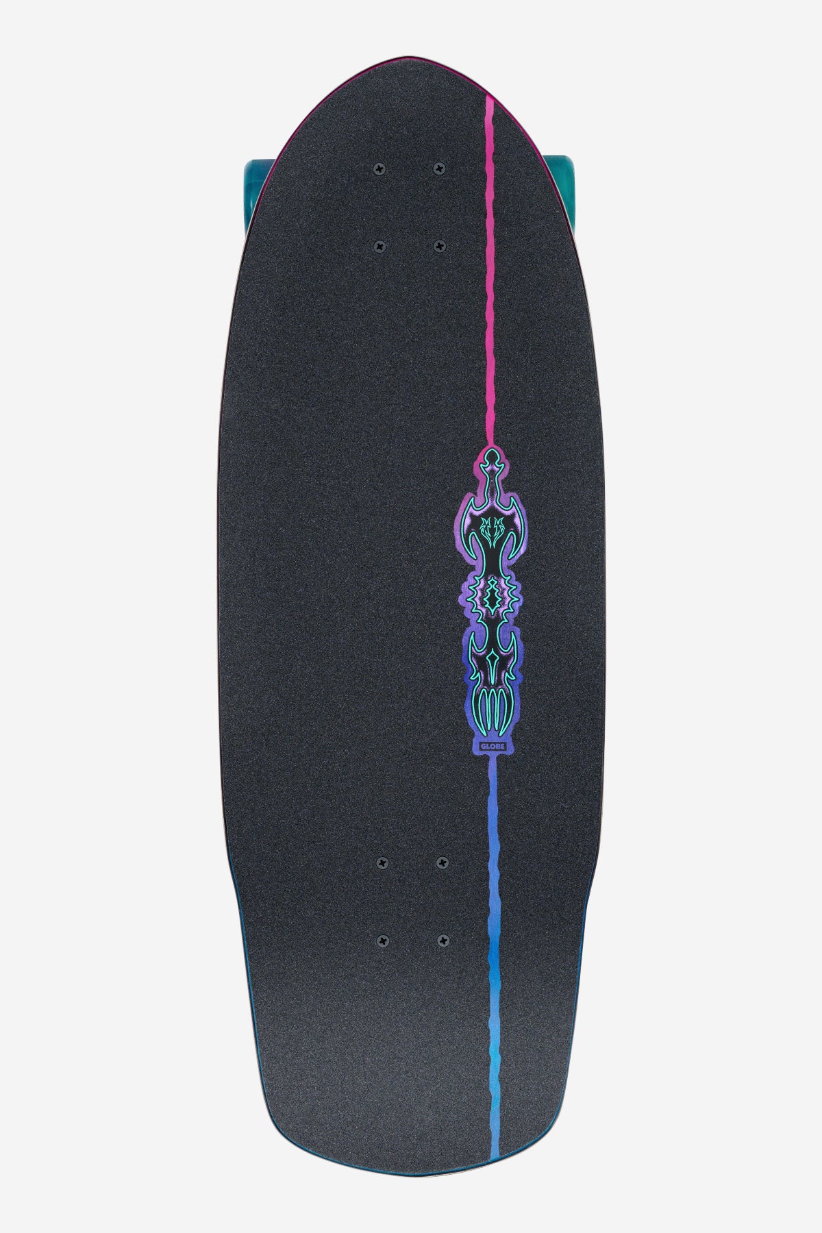 Globe Talon 30" Black/Blue/Green Cruiser Skateboard - 2