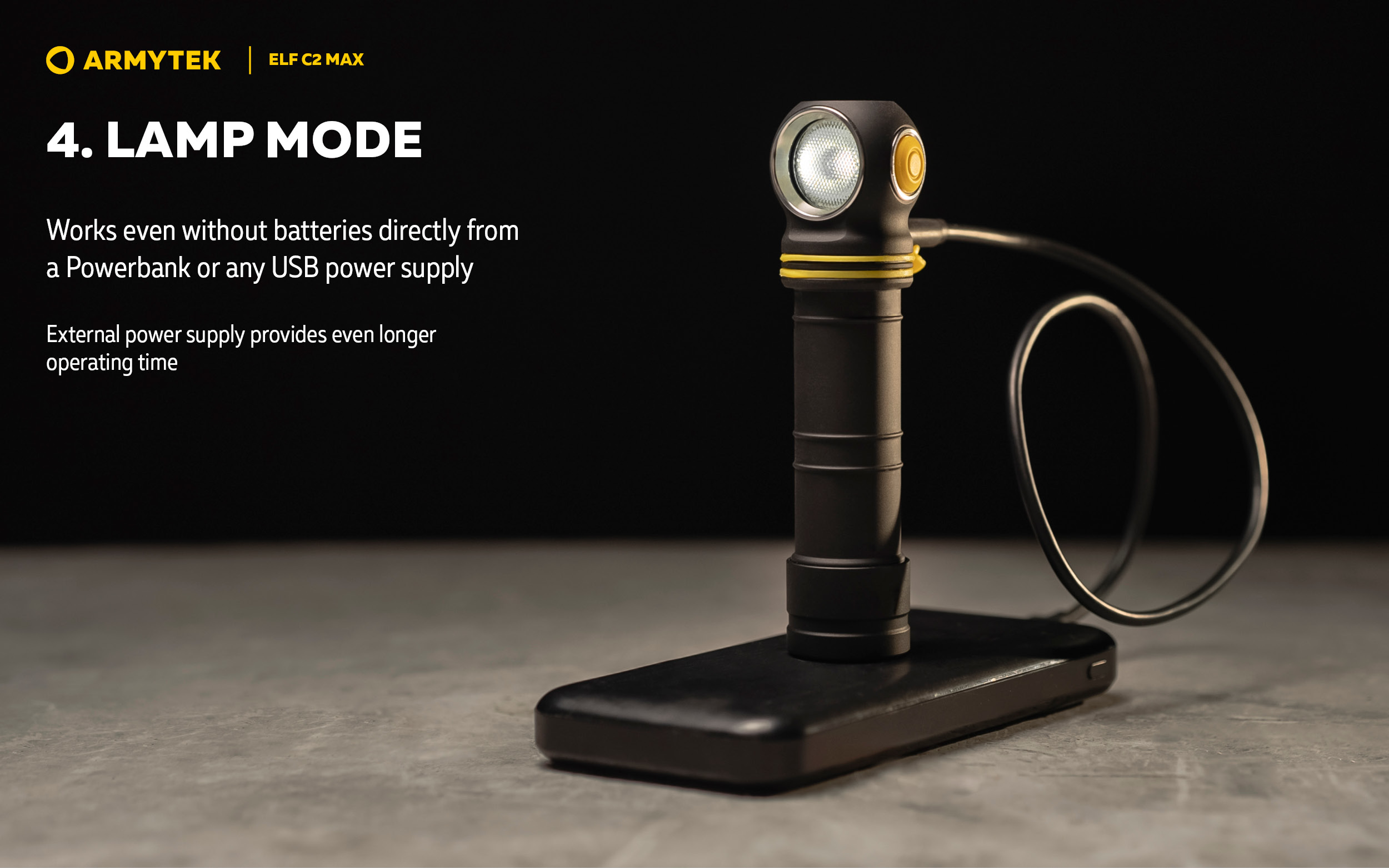 ARMYTEK Elf C2 MAX 4500LM USB-C - 12